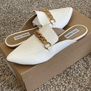 NIB Steve Madden Forever Bone Crocodile Size 8